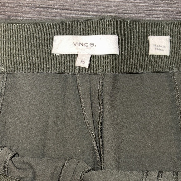 Vince High-Waist Stitch Front Leggings Size XS Night Pine - Picture 12 of 13